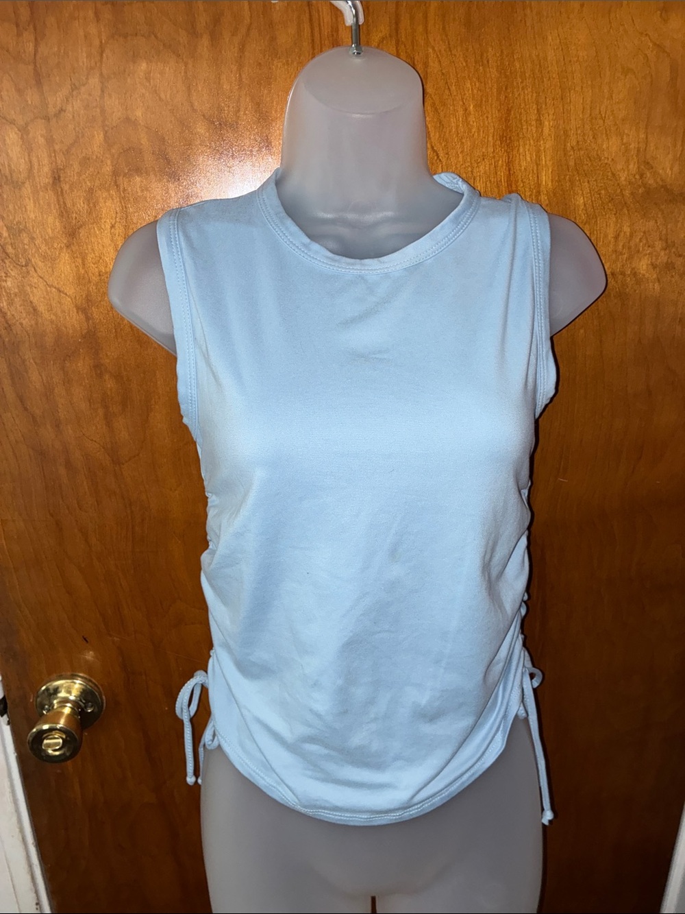 Olivia Rae White Sleeveless Side-Tie Tank